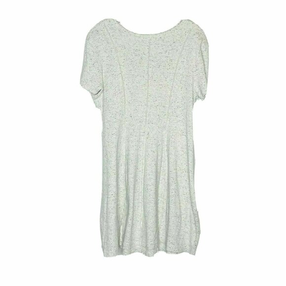 Clothespin Gray Fit n Flare Cotton Dress S - Picture 3 of 3
